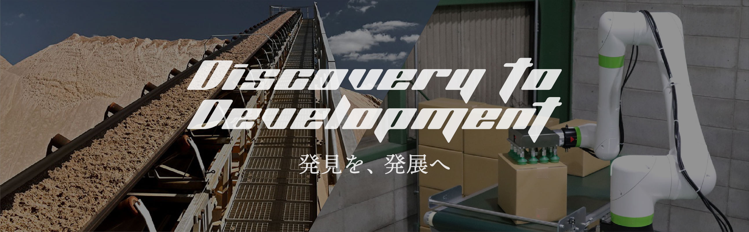 Discovery to Development 発見を発展へ